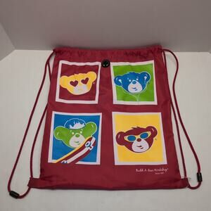 Build A Bear Drawstring Cinch Bag‎ Backpack Tote Headphone